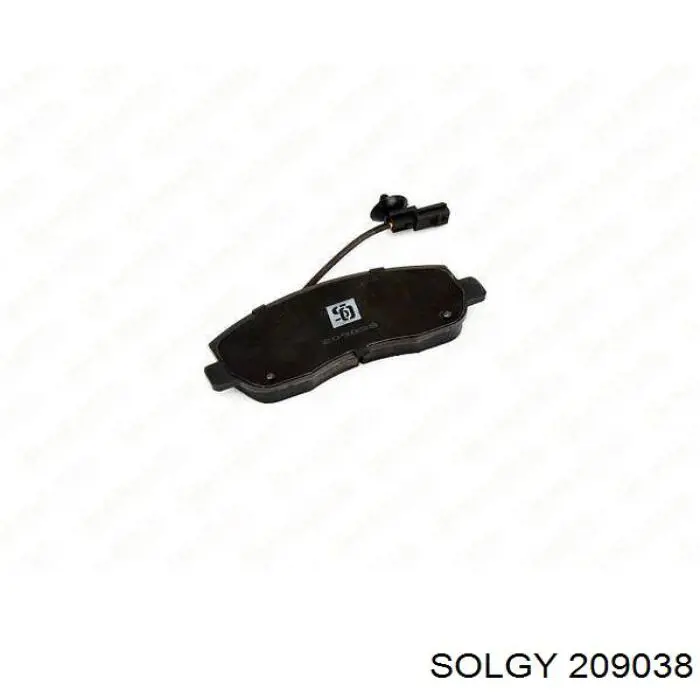 209038 Solgy Колодки передние
