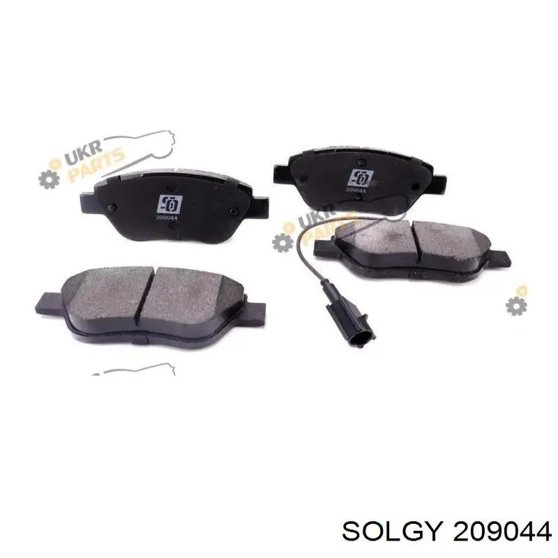 209044 Solgy Колодки передние