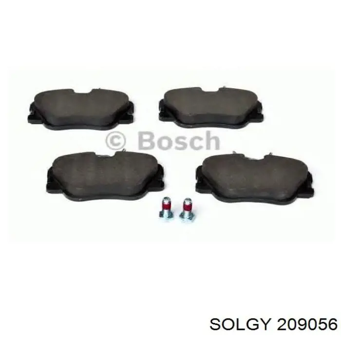 209056 Solgy sapatas do freio dianteiras de disco