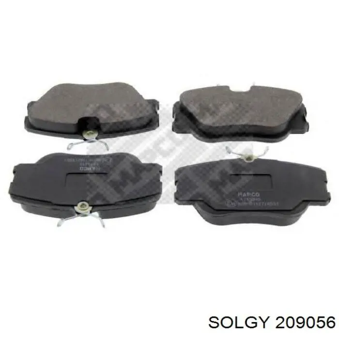 Колодки Solgy 209056 цена, от 15.36 USD