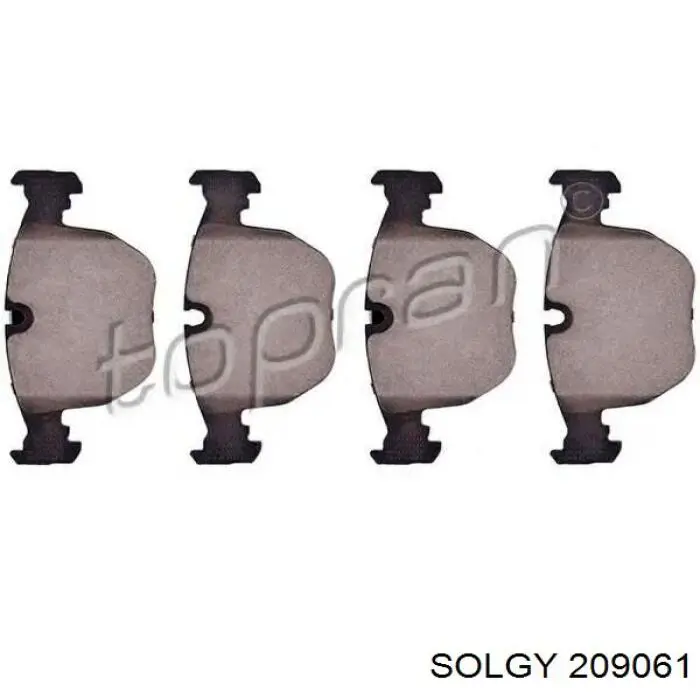 Колодки Solgy 209061 цена, от 18.33 USD