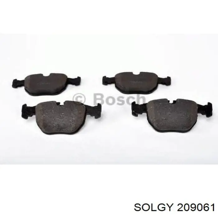 Передние тормозные колодки 209061 Solgy