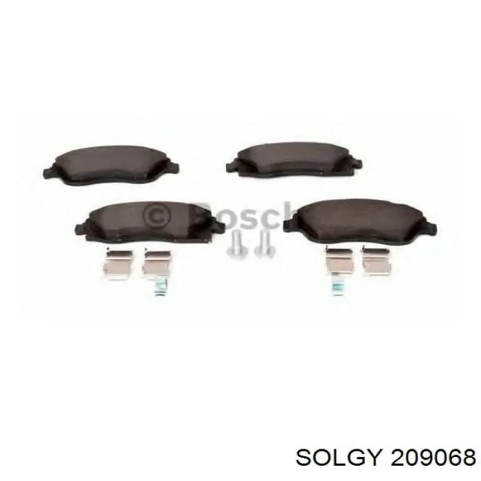 209068 Solgy Колодки передние