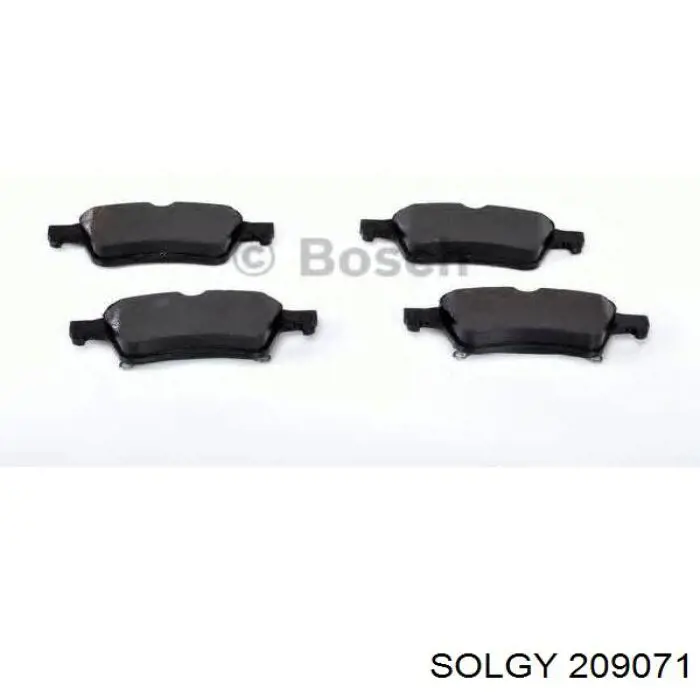 Колодки дисковые  Solgy 209071 цена, от 12.42 USD
