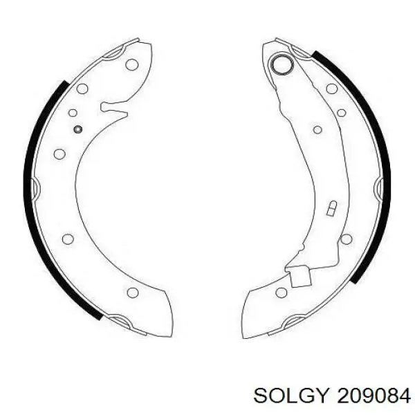 Тормоза рабочие задние ножные и тормозные барабаны Solgy 209084 цена, от 23.78 USD