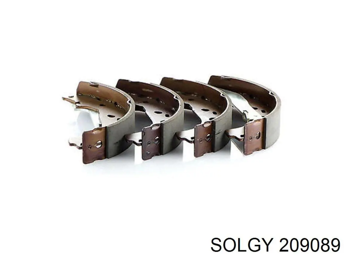 Задние барабанные колодки 209089 Solgy
