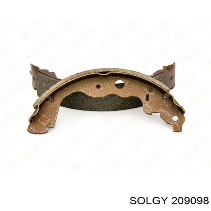 Купить 209098 Solgy Задние барабанные тормозные колодки