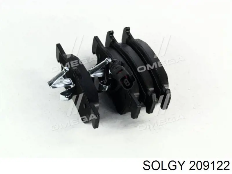 Задние тормозные колодки 209122 Solgy