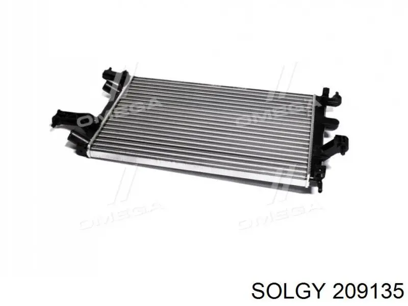 Передние тормозные колодки 209135 Solgy