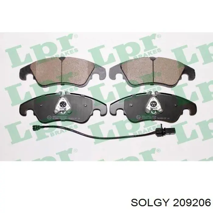 209206 Solgy Колодки передние