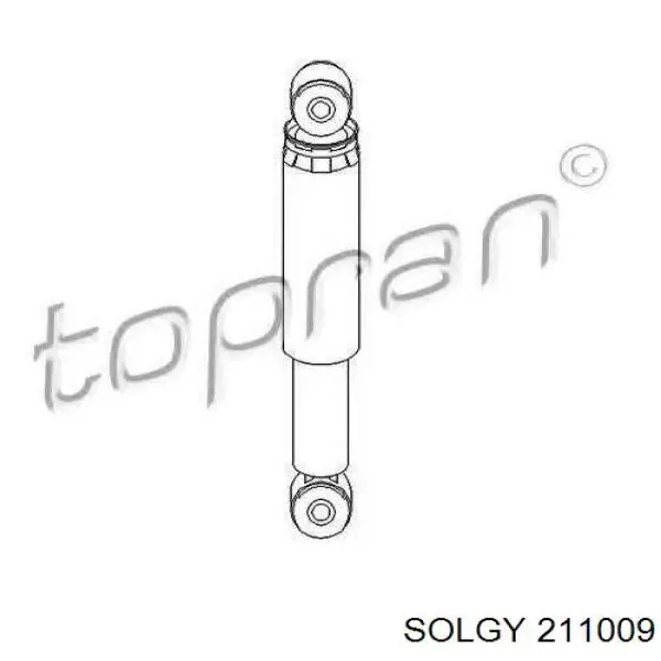 Амортизатор задний 211009 Solgy