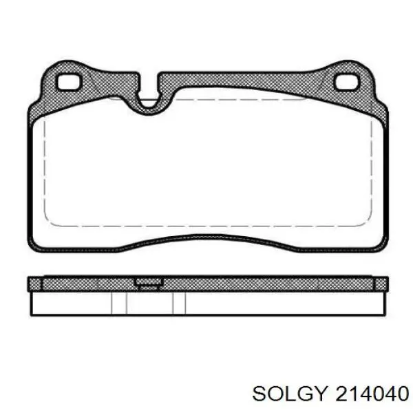 214040 Solgy rolamento suspenso da junta universal