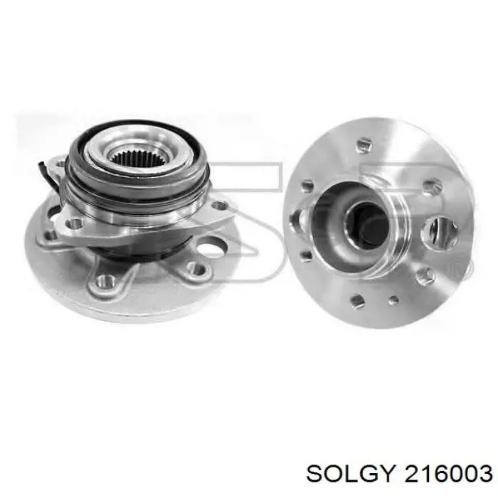 216003 Solgy Полуось задняя левая