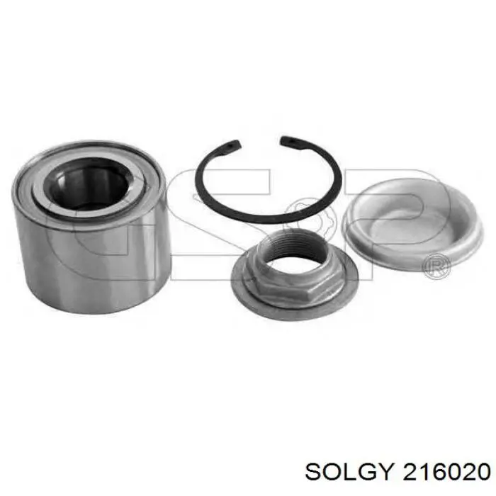 216020 Solgy rolamento de cubo traseiro