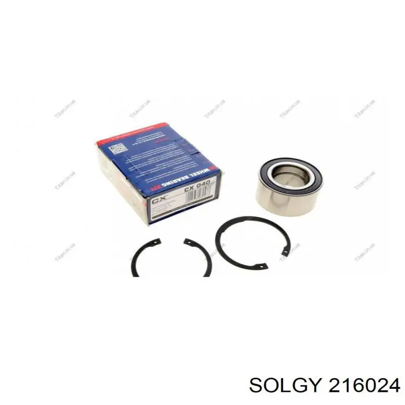 Подшипник ступицы 216024 Solgy