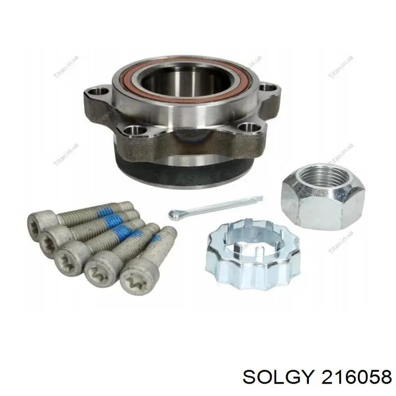 Комплект подшипника ступицы колеса Solgy 216058 цена, от 31.49 USD