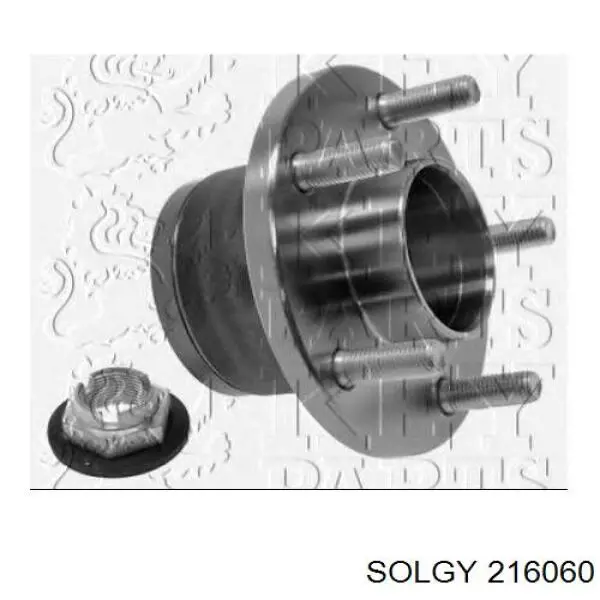 Задняя ступица 216060 Solgy