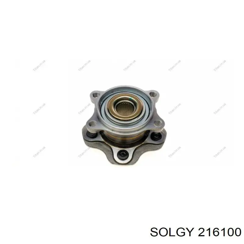 Cubo de rueda trasero 216100 Solgy
