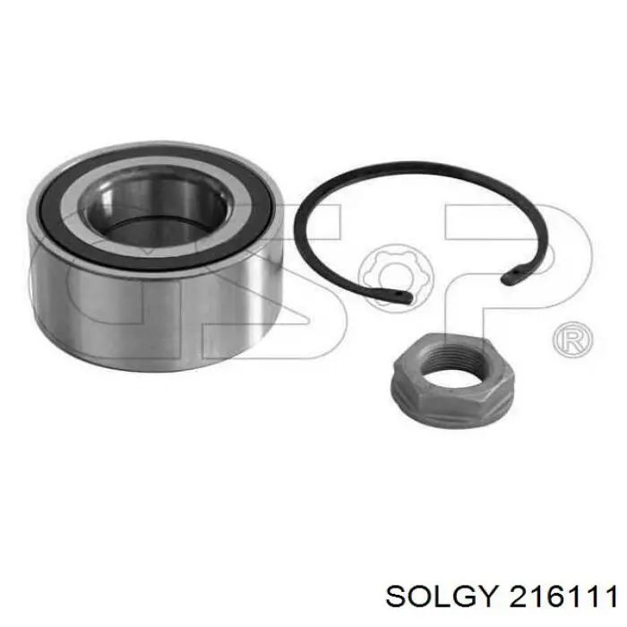 216111 Solgy rolamento de cubo dianteiro