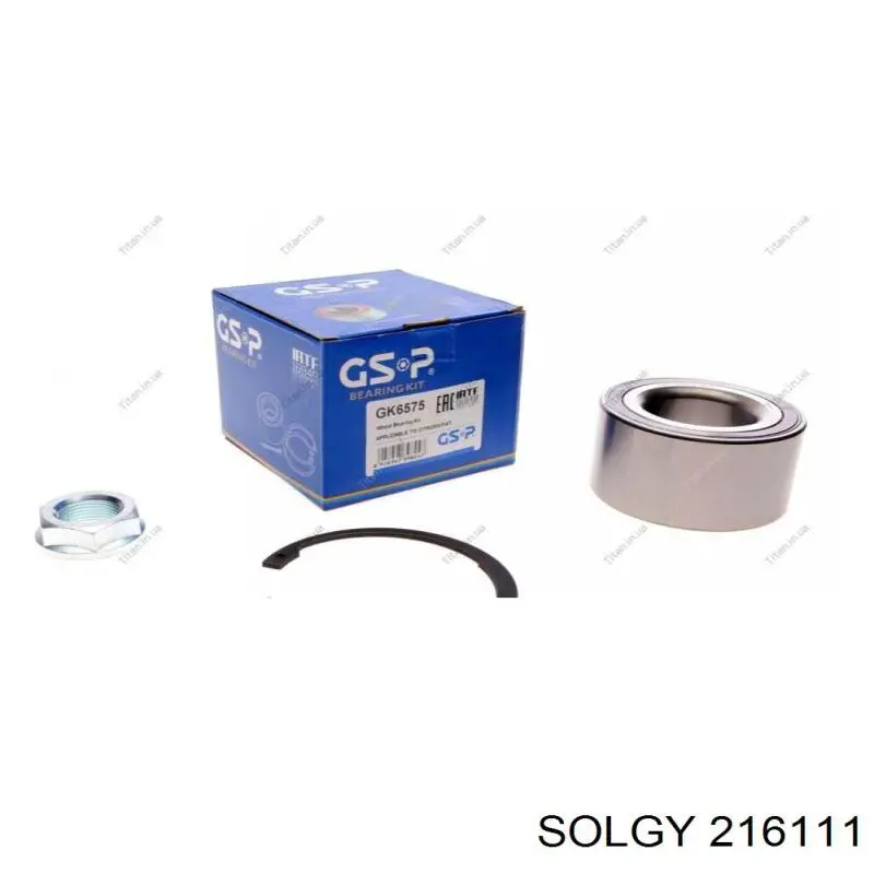 216111 Solgy Подшипник ступицы передней