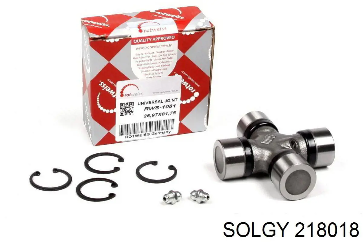 Крестовина заднего карданного вала  Solgy 218018 цена, от 10.43 USD