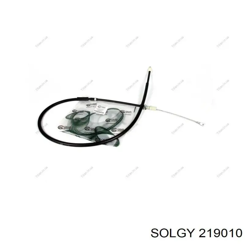 219010 Solgy трос ручного тормоза задний правый/левый
