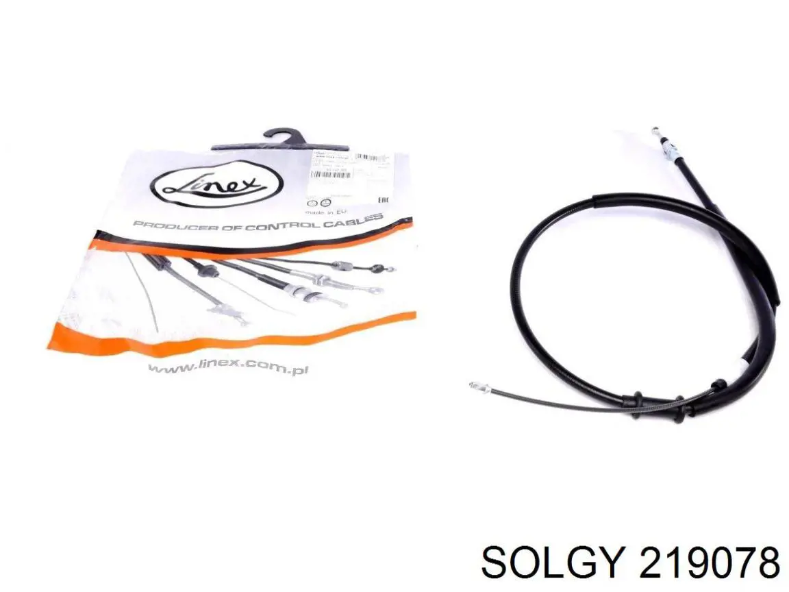 Задний трос ручника 219078 Solgy
