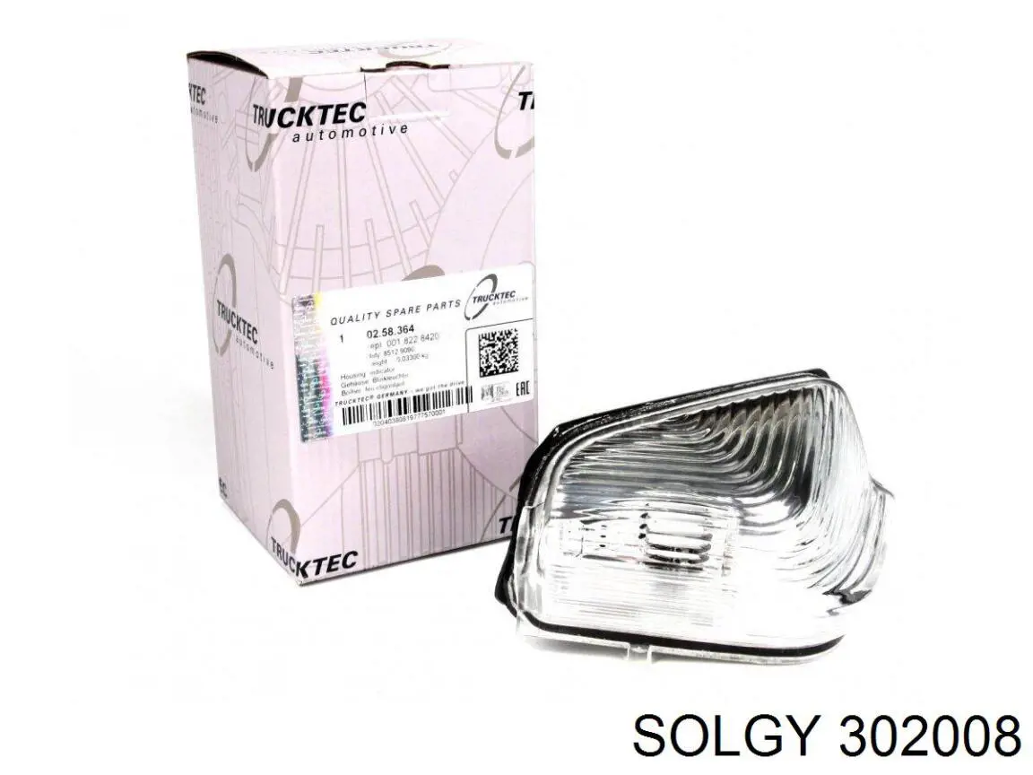 Указатель поворота зеркала правый 302008 Solgy