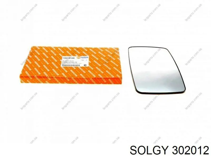 Стекло левого зеркала заднего вида 302012 Solgy