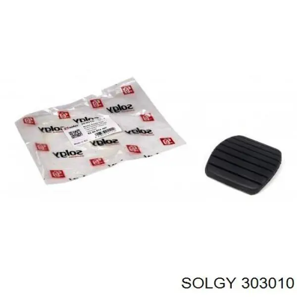 303010 Solgy placa sobreposta de pedal do freio