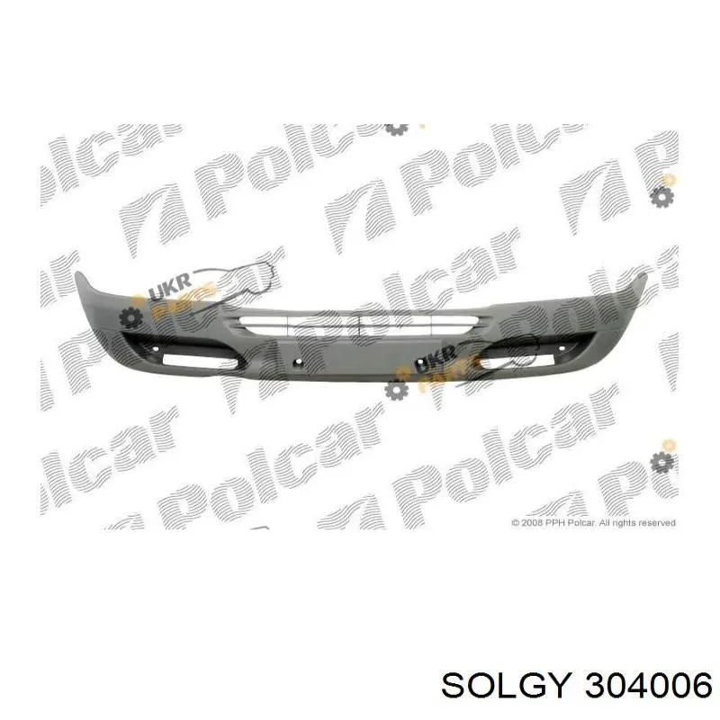 304006 Solgy передний бампер