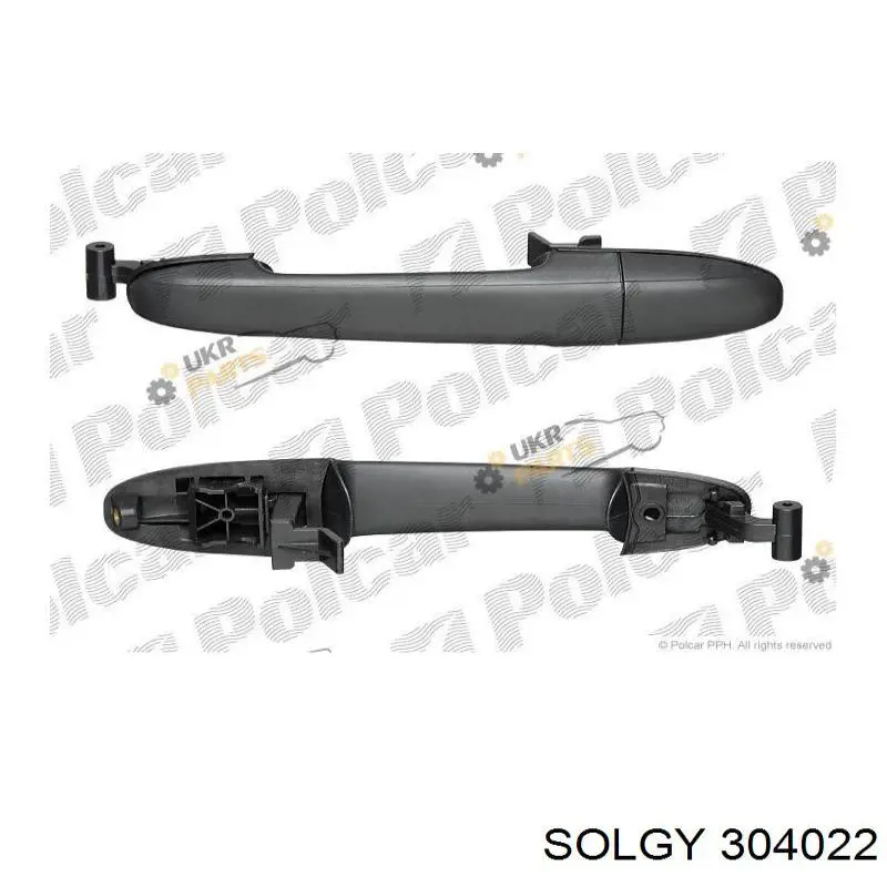 304022 Solgy Ручка боковой двери наружная