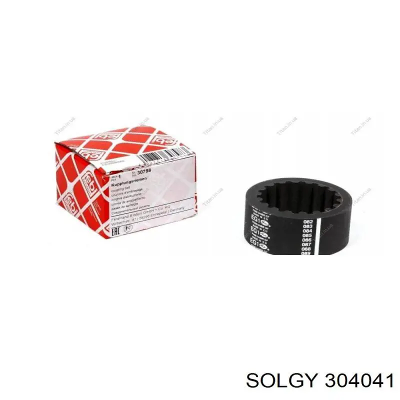 304041 Solgy брызговик передний правый