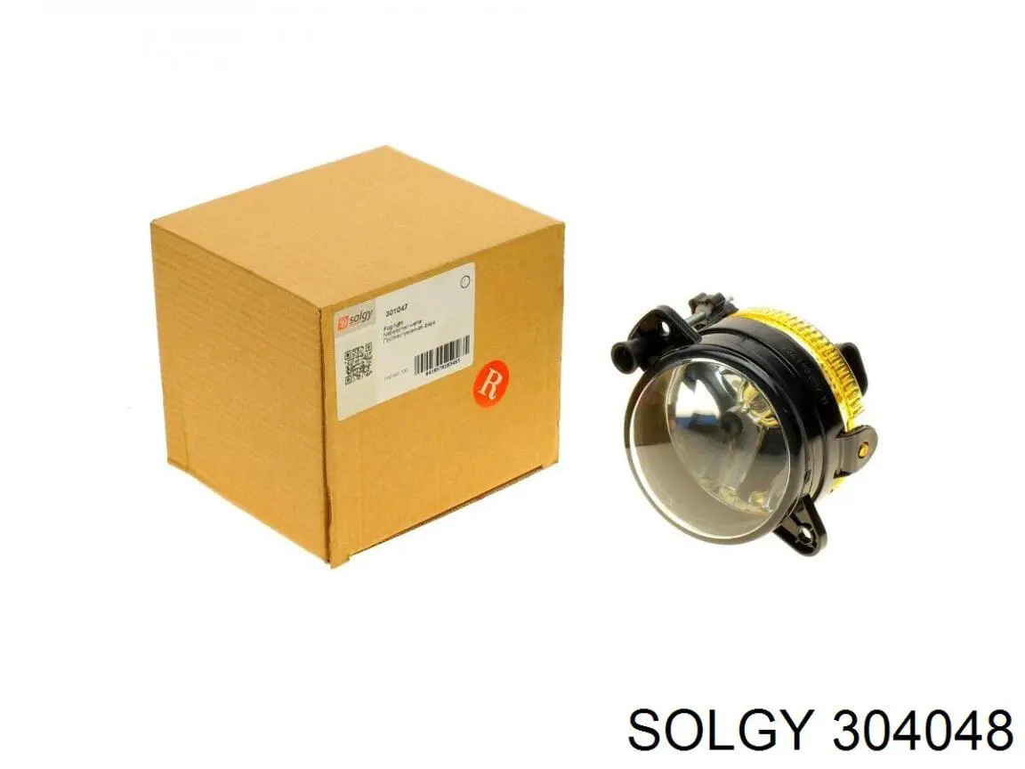 304048 Solgy Заглушка ПТФ бампера переднего правая