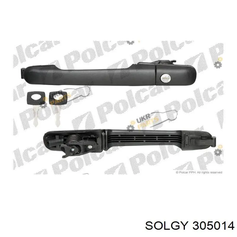 305014 Solgy Ручка передней двери, наружная