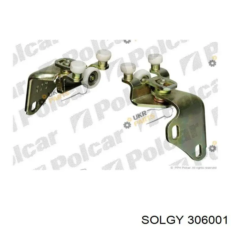 306001 Solgy Ролик двери боковой (сдвижной) правый верхний