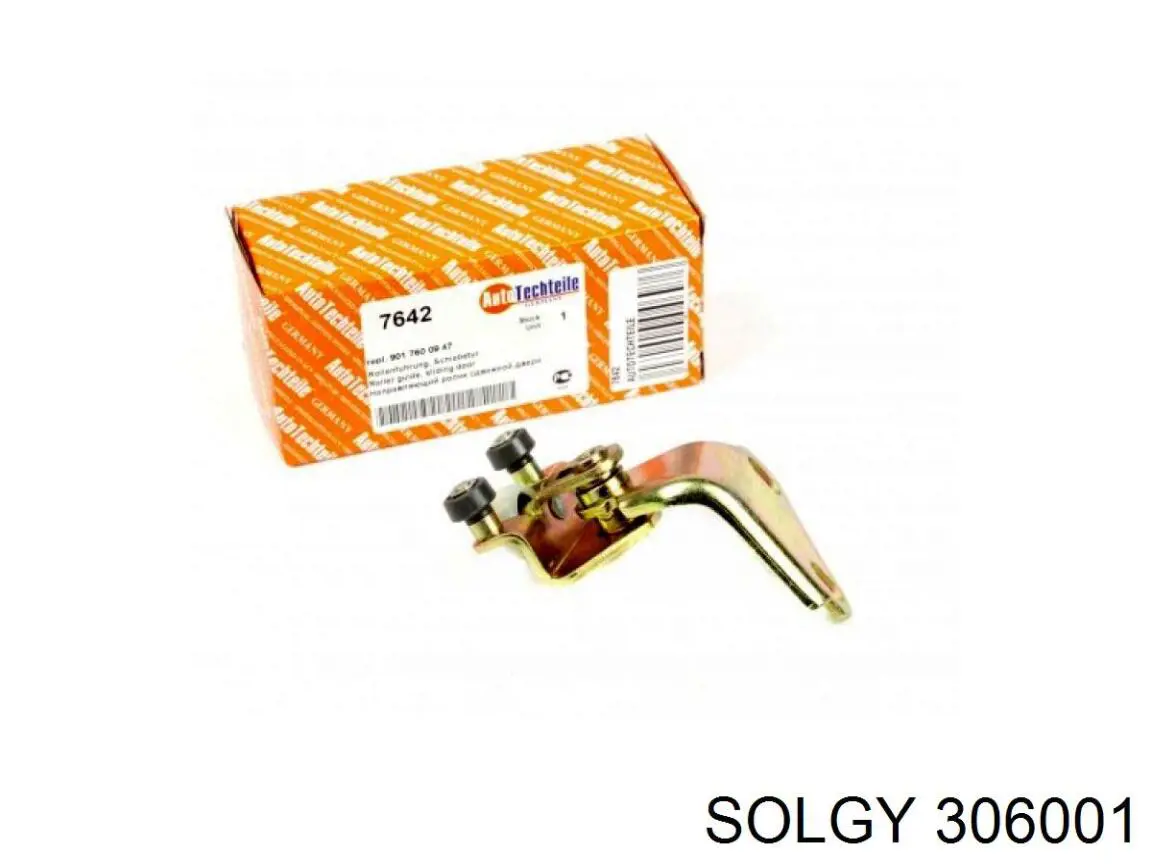 Ролик двери боковой/сдвижной, правый верхний Solgy 306001