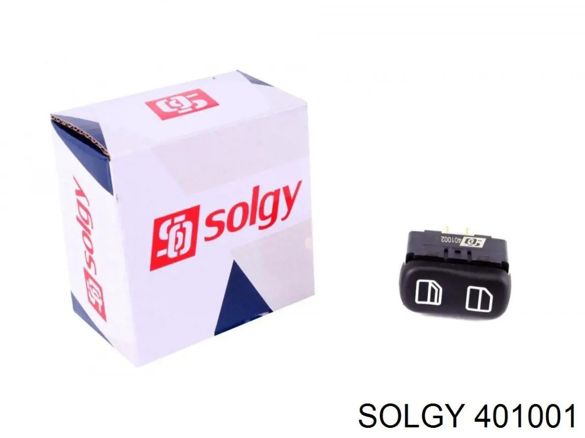 401001 Solgy кнопка включения мотора стеклоподъемника передняя правая
