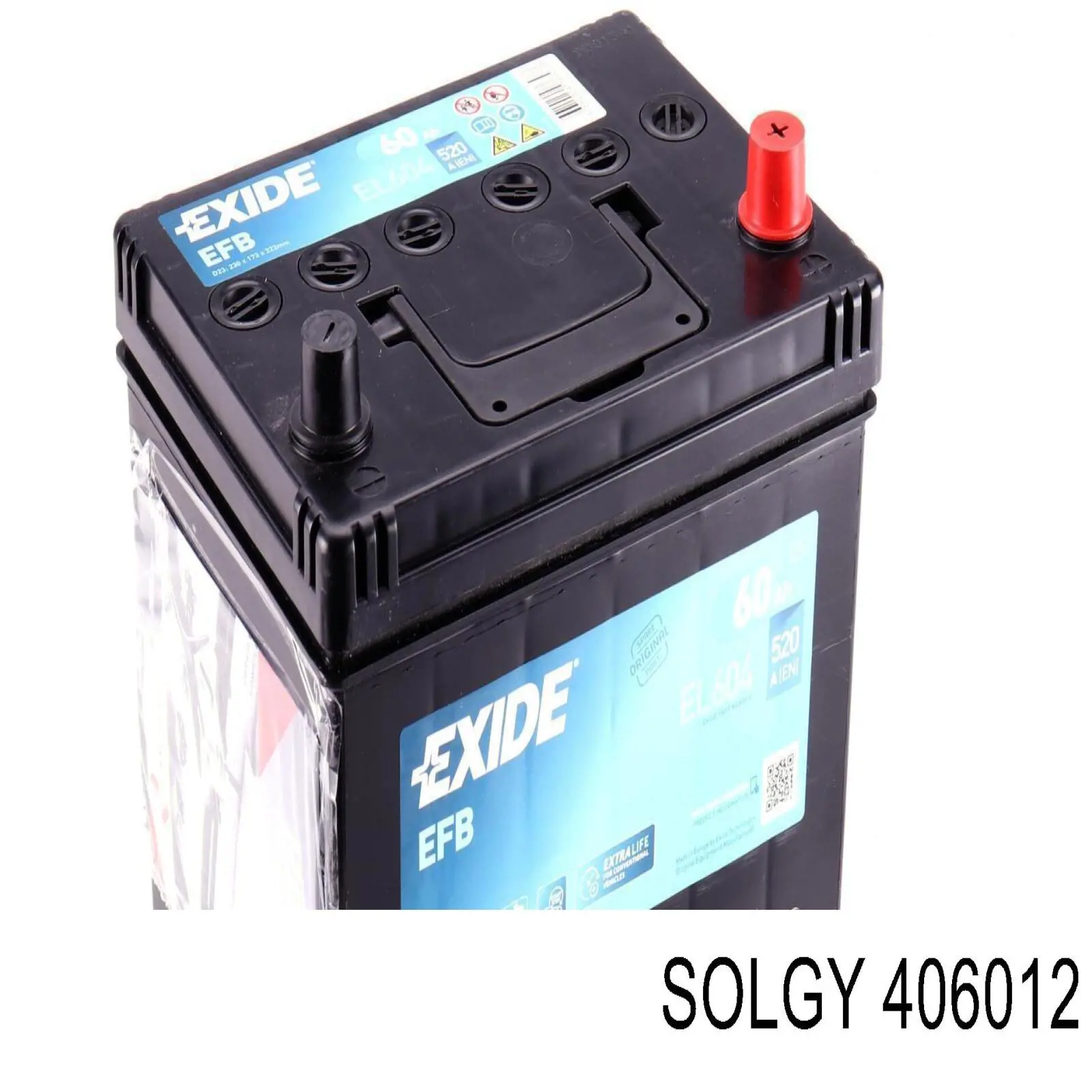 406012 Solgy bateria recarregável (pilha)