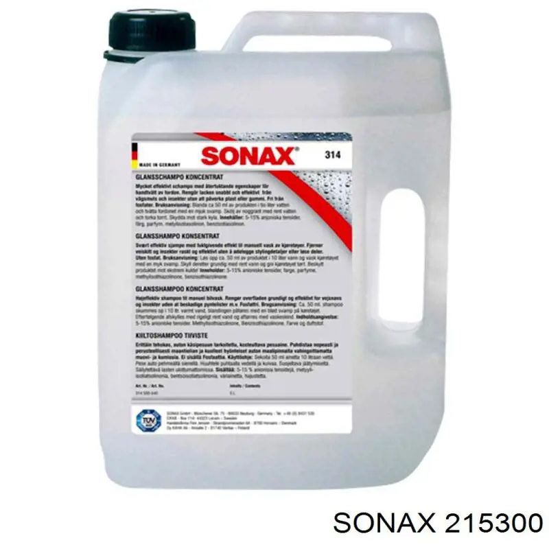 Полироль кузова с воском Sonax 215300 цена, от 12.97 USD