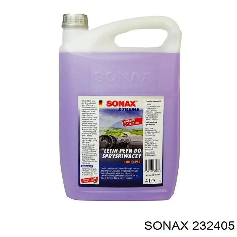 232405 Sonax жидкость омывателя лобового стекла