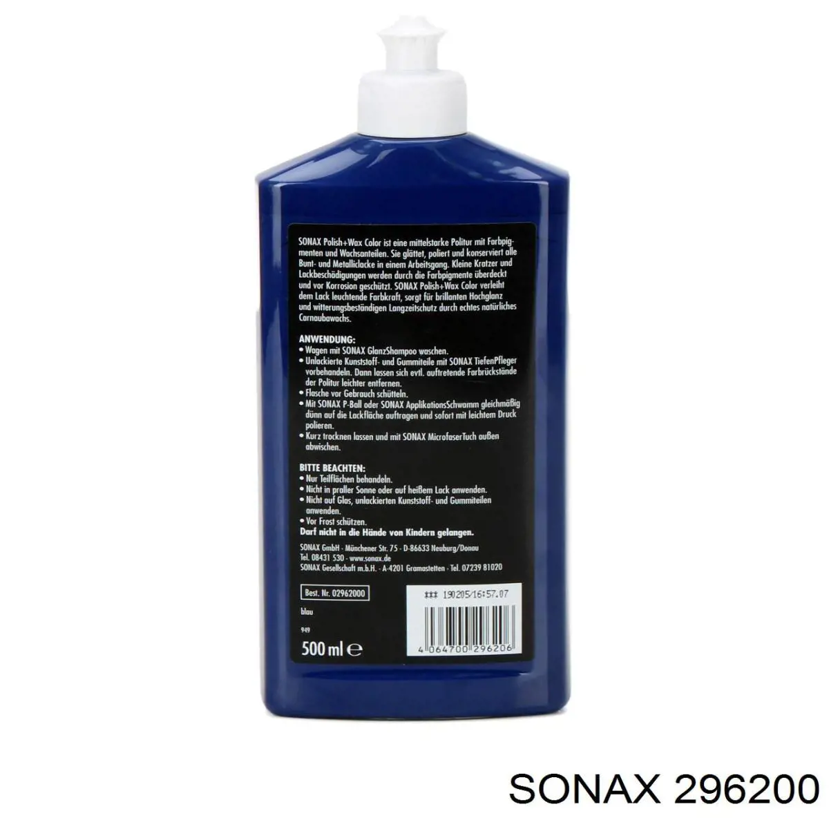 Полироль для кузова Sonax 296200