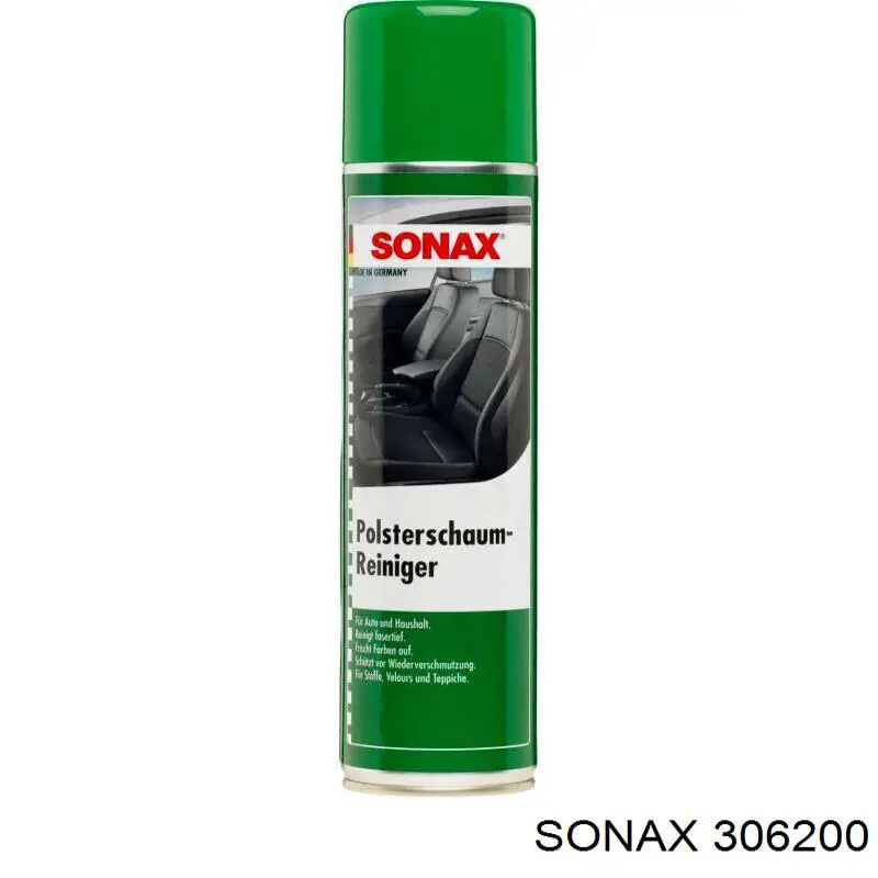 306200 Sonax очиститель тканной обивки салона Очиститель тканой обивки салона, 0.4л
