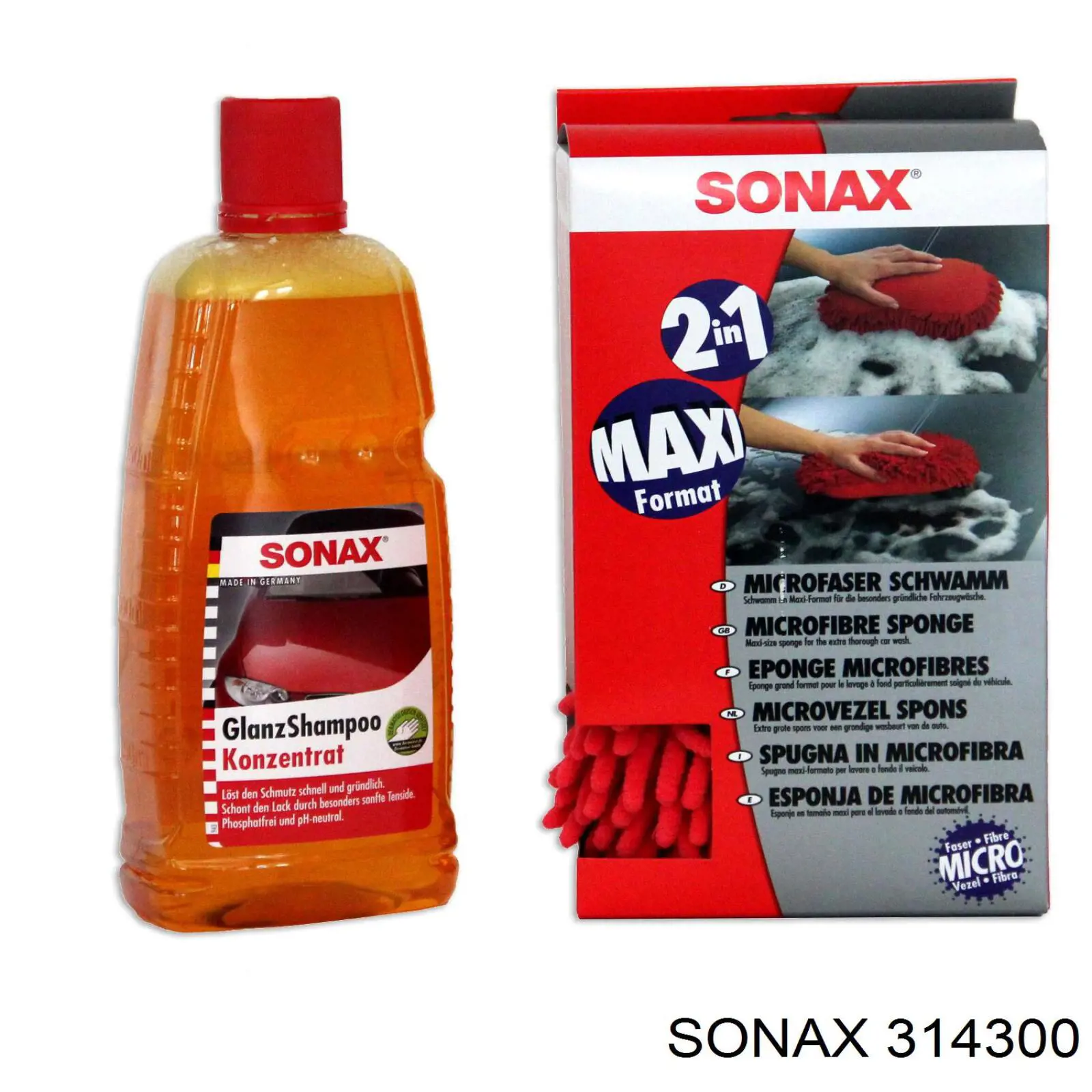 Шампунь автомобильный Sonax 314300