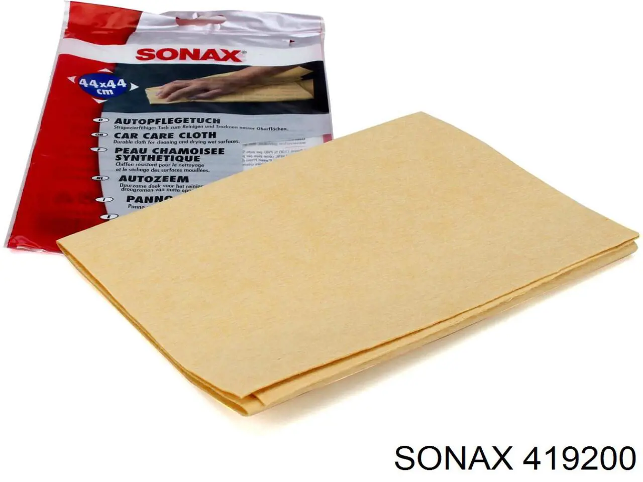 419200 Sonax салфетка замшевая Замша искусственная