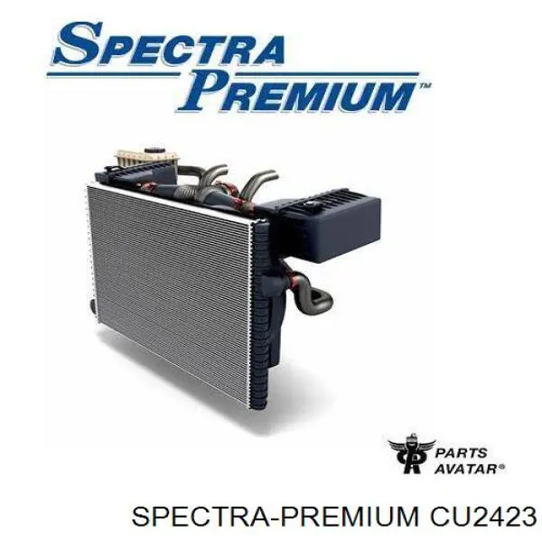 Радиатор охлаждения двигателя TYC 2423 цена, от 185.52 USD