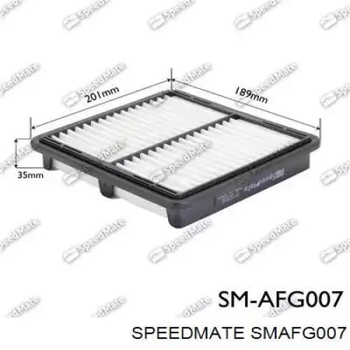 SMAFG007 Speedmate Воздушный фильтр двигателя
