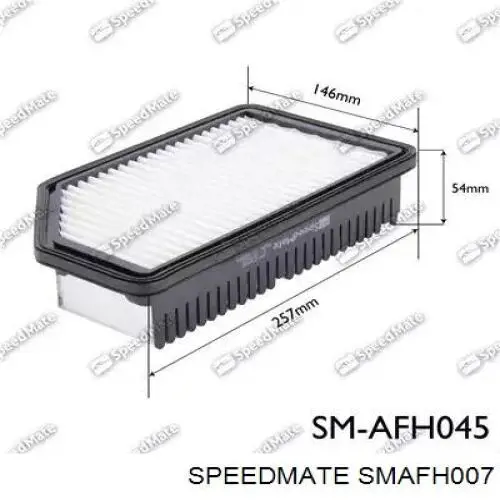 Воздушный фильтр SMAFH007 Speedmate