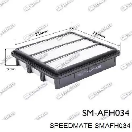 Воздушный фильтр SMAFH034 Speedmate