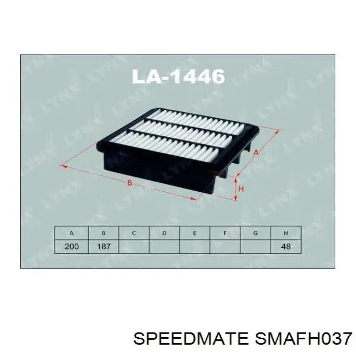 Фильтр воздушный Speedmate SMAFH037